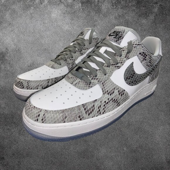 Nike Air Force 1 Low NBY \'Nike By You\' White/Grey/Black Mens Size 12.5 NEW main image 6